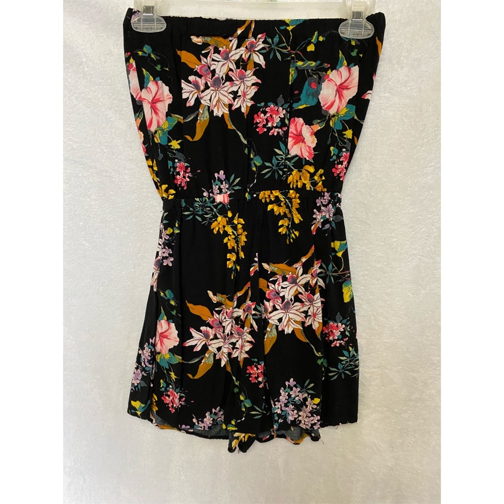 H&M - Strapless floral romper